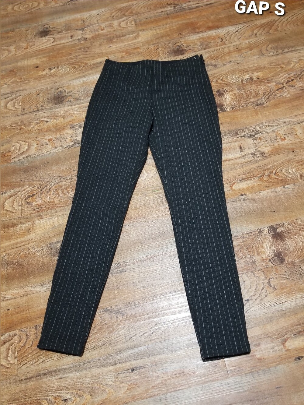 GAP Black Pinstripe Dressy Pants, Leggings Small